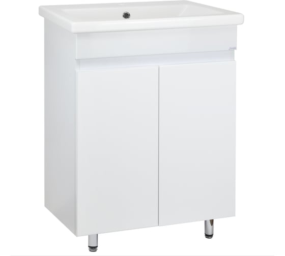 Изображение товара Напольная тумба Doratiz Аква 60 белая, под умывальник Сomo 60 9911.195