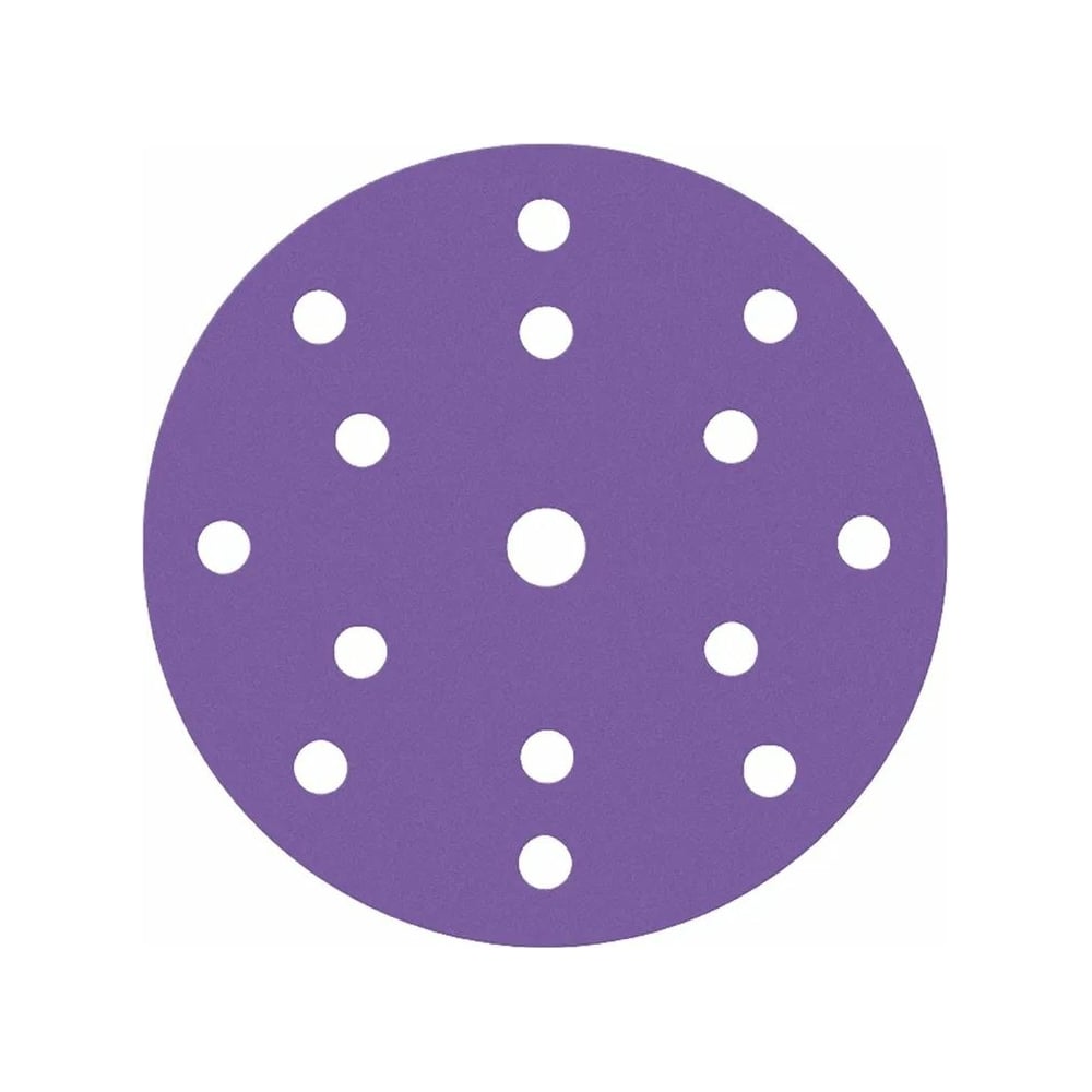 Изображение товара Диск шлифовальный SANDWOX 328 Purple Zirconia 150 мм Р60 50 шт