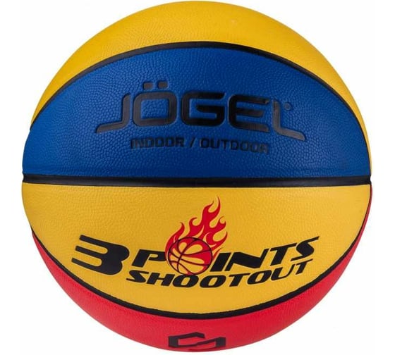 Изображение товара Баскетбольный мяч Jogel Streets 3POINTS №7 BC21 1/24 УТ-00017476