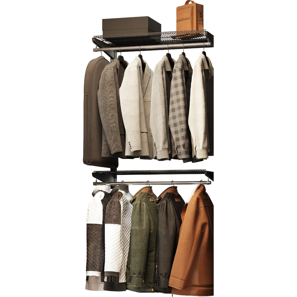 Комплект гардеробной системы Volazzi Home рельс несущий для гардеробной системы 70 см