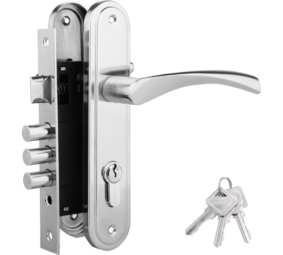 Изображение товара Дверной комплект PALIDORE LH 7036-X11 PC, хром блестящий 98760062