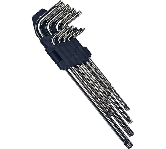 Изображение товара Набор больших ключей vertextools № 1 Torx 9 предметов 1631-01