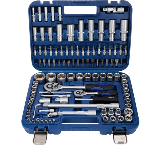 Изображение товара Набор инструментов VERTUL 1/4", 1/2" 110 предметов VR0110