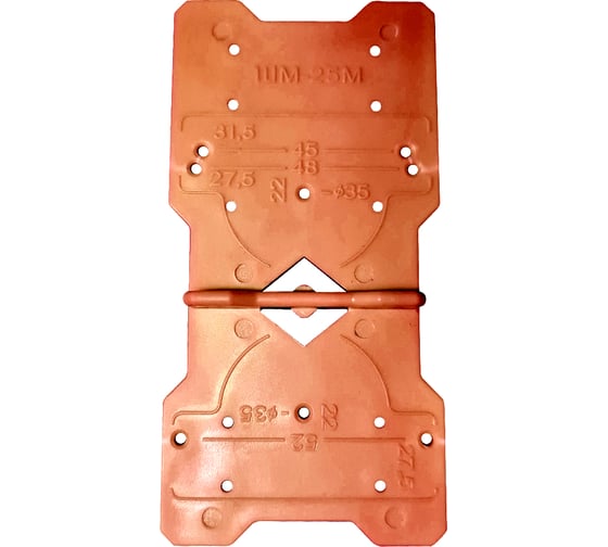 Изображение товара Шаблон для мебельных петель Левша ШМ-25М У8-4039