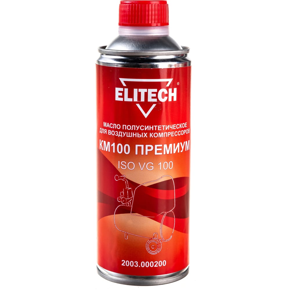 масло для поршневых компрессоров fubag vdl 100 991899 1 л Полусинтетическое масло для воздушных компрессоров Elitech