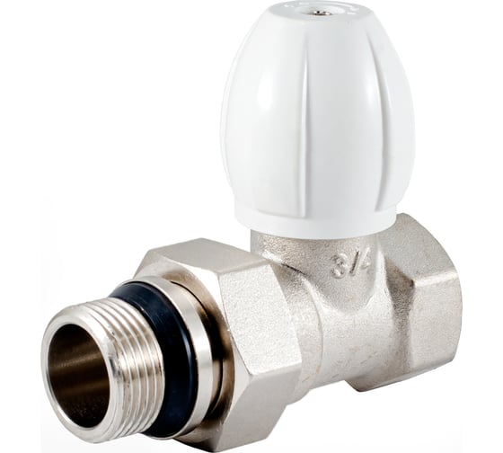 Изображение товара Клапан радиатора PROFACTOR регулирующий конусный затвор прямой с уплотнением 3/4 PF RVS 373UR