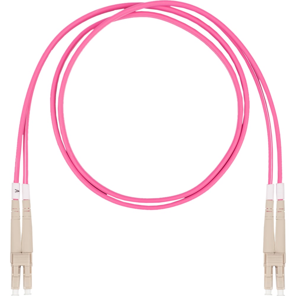 Изображение товара Оптический патч-корд LC-LC duplex OM4 2м DATAREX Маджента DR-220073