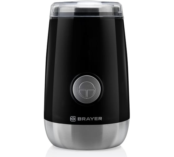 Изображение товара Кофемолка BRAYER емкость 50 г, 150 Вт, пластиковый корпус, чаша из нержавеющей стали BR1183