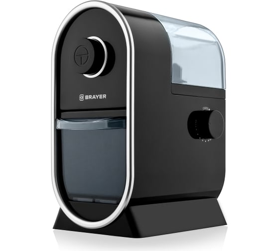 Изображение товара Электрическая жерновая кофемолка BRAYER емкость 100 г, мощность 110 Вт, пластиковый корпус, регулировка помола BR1170