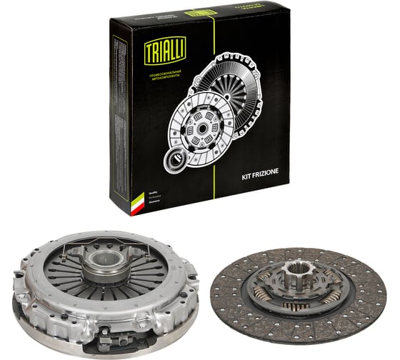 Изображение товара Комплект сцепления Volvo FH12 (93-)/ FM12 (98-)/ FH/FM (05-)/ FMX (10-) двухдисковый TRIALLI FR 825