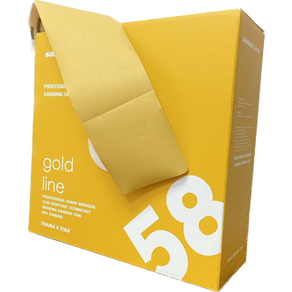 Изображение товара Шлифовальный материал на бумажной основе 58 Gold ALO 200 листов P500