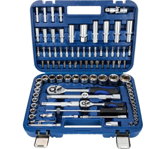 Изображение товара Набор инструментов VERTUL 1/4", 1/2" 94 предмета VR094