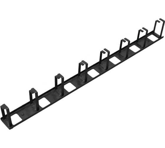 Изображение товара Вертикальный органайзер LANMASTER 8 металлических колец LAN-ORV-17U-8MR
