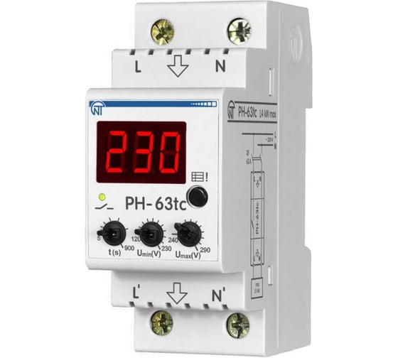 Изображение товара Реле напряжения НовАтек-Электро РН-63tc 3425600063tc