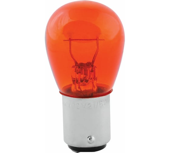 Изображение товара Лампа накаливания KRAFT PY21W 12v21w BAU15s yellow упаковка 10 шт. KT 700044