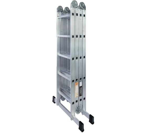 Изображение товара Лестница-стремянка 4x5 трансформер WORKY profi, высота 5.91 м ARD245802