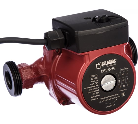 Изображение товара Циркуляционный насос БЕЛАМОС BRS25/6G (180 мм)