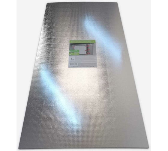 Изображение товара Теплоотражающий экран за батарею НПС Развитие 60x100 см, толщина 5 мм (в комплекте 3 шт) 4620018382002