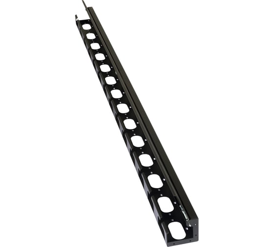 Изображение товара Вертикальный кабельный организатор DATAREX 47u для шкафов шириной 800 мм черный 2 шт DR-442351