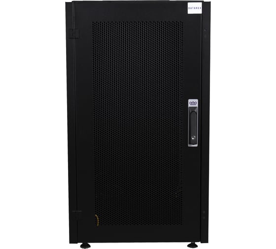 Изображение товара Напольный шкаф DATAREX 19 дюймов 20u 600x600 передняя дверь перфорированная, задняя стенка перфорированная, черный DR-721001