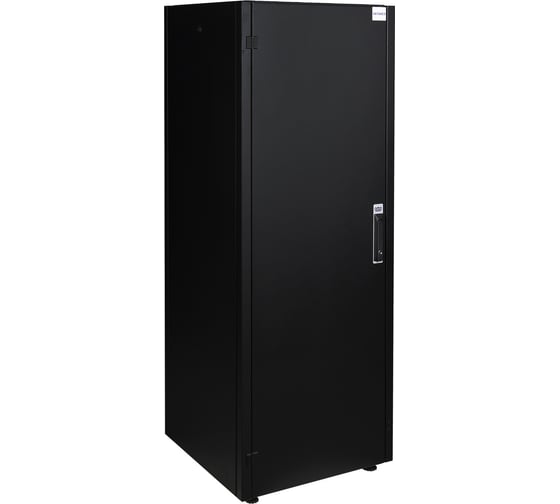 Изображение товара Напольный шкаф DATAREX 19 дюймов 32u 600x600 передняя дверь металл, задняя стенка металл черный DR-710301