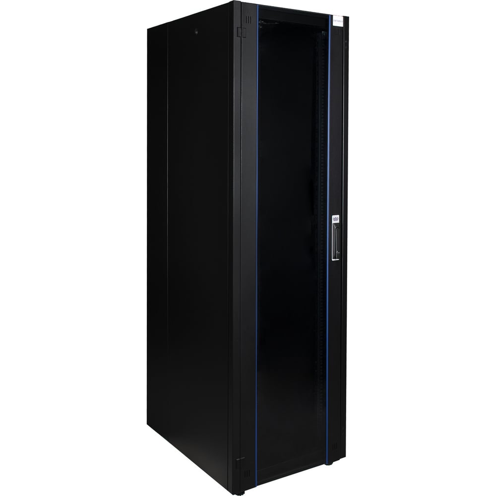 Изображение товара Напольный шкаф DATAREX 19 дюймов 32U 600x800 с стеклянной дверцей и металлической стеной