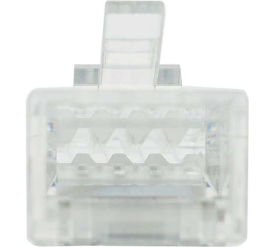 Изображение товара Коннектор вилка DATAREX utp кат 6 8p8c универсальная 15u 3 зубца упак 100 шт DR-3003