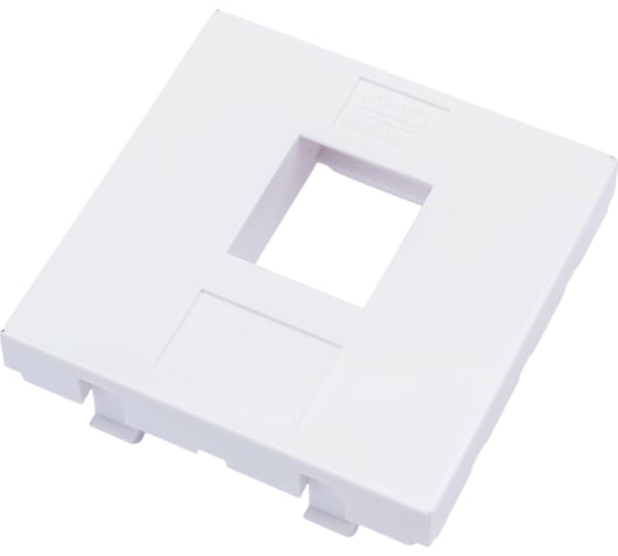 Изображение товара Адаптер DATAREX mosaic 45x45 мм для модуля keystone 1 порт белый DR-5301