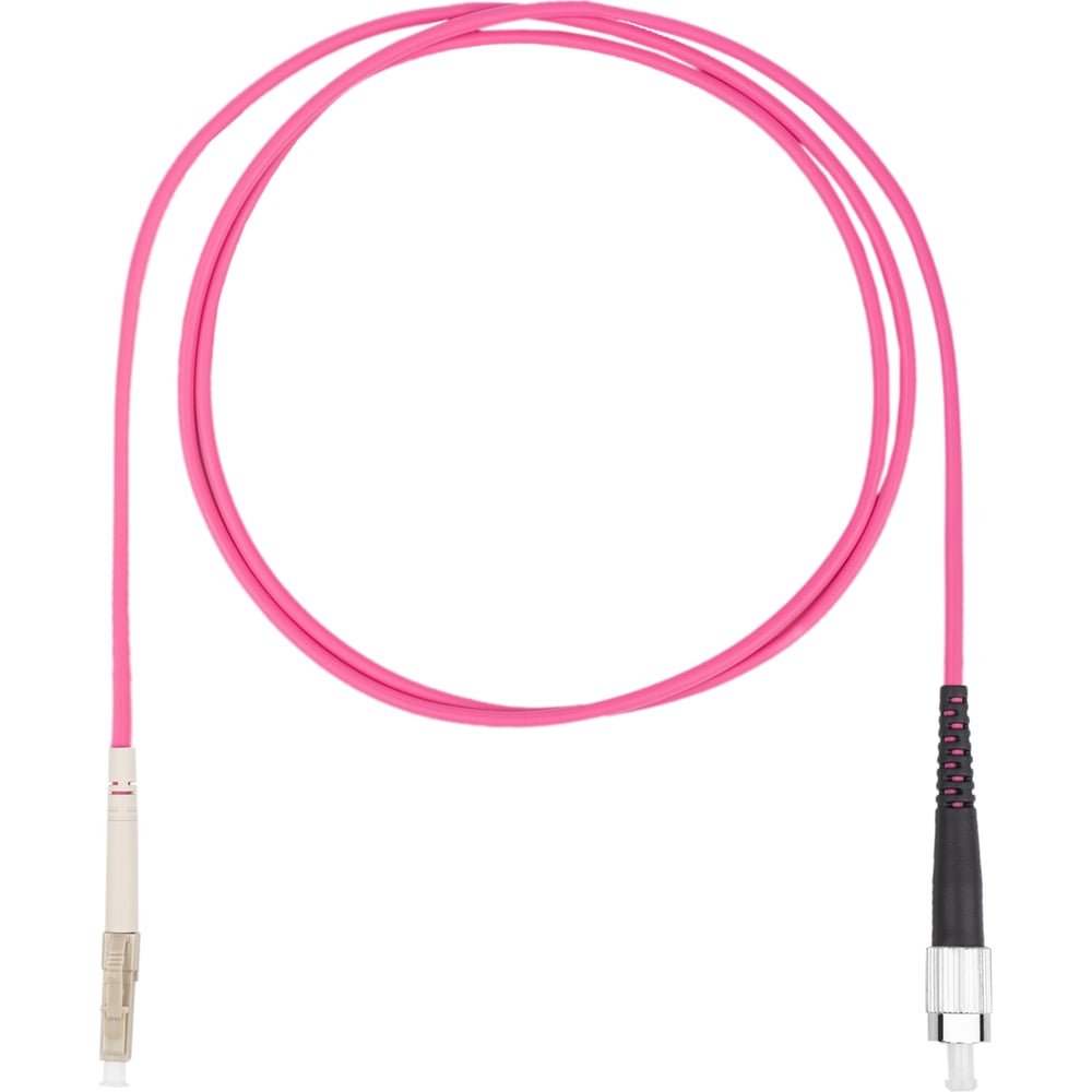 Оптический коммутационный шнур (патч-корд) DATAREX lc-fc simplex om4 нга-hf маджента 5,0 м DR-220235