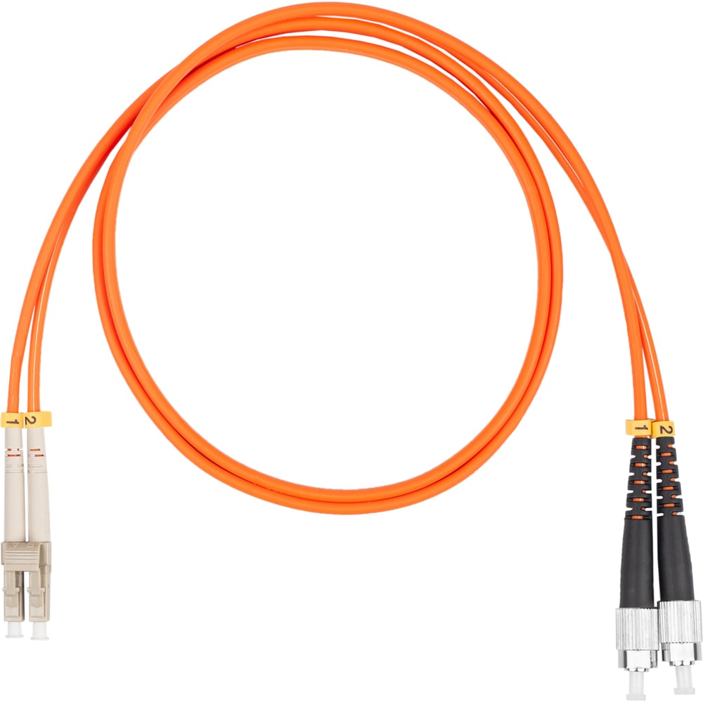 Оптический коммутационный шнур (патч-корд) DATAREX lc-fc duplex om2 нга-hf оранжевый 1,0 м DR-220251