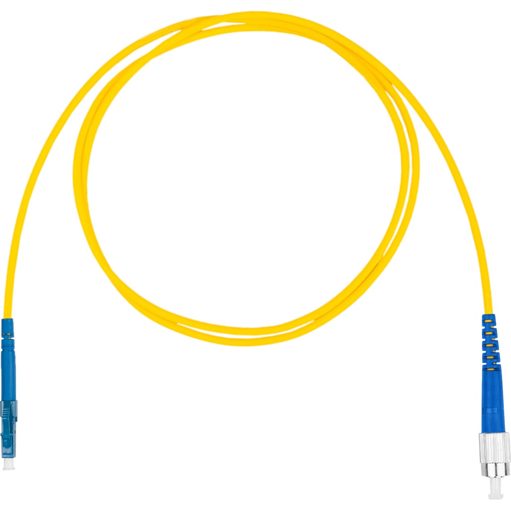 Оптический коммутационный шнур (патч-корд) DATAREX lc-fc simplex os2 нга-hf желтый 5,0 м DR-220205