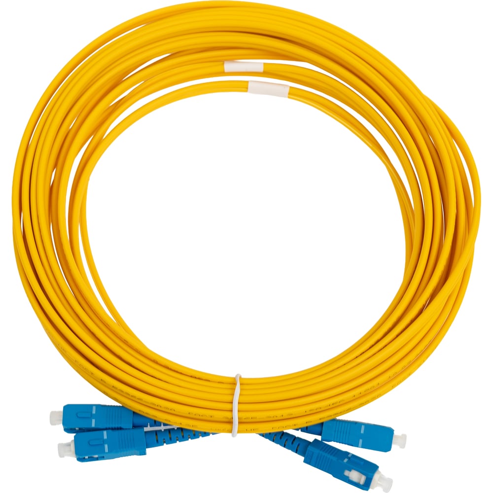 Изображение товара Оптический патч-корд DATAREX DR-221146 7 м sc-sc duplex OS2 желтый