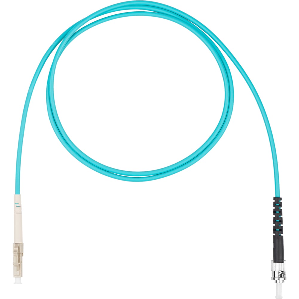 Оптический коммутационный шнур (патч-корд) DATAREX lc-st simplex om3 нга-hf бирюзовый 3,0 м DR-220324