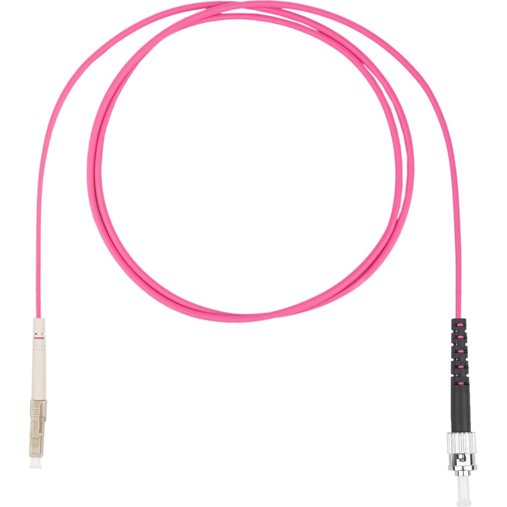 Оптический коммутационный шнур (патч-корд) DATAREX lc-st simplex om4 нга-hf маджента 2,0 м DR-220333