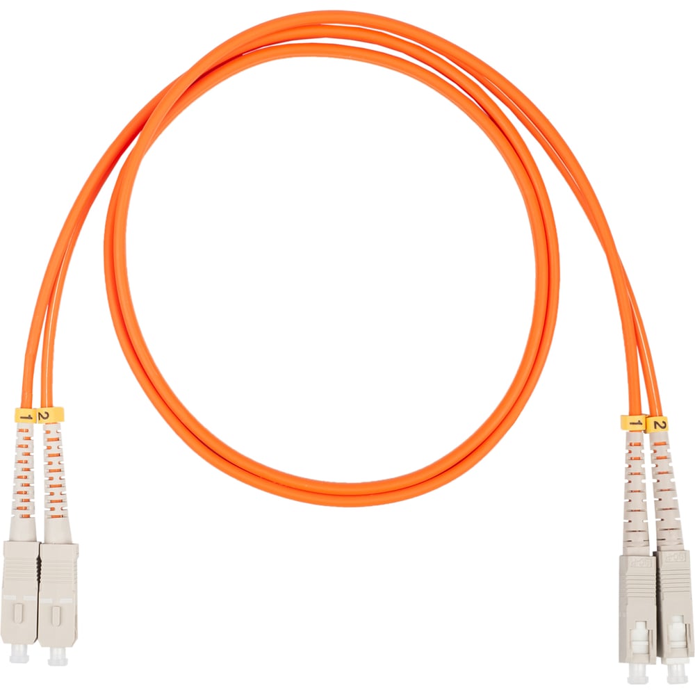 Оптический коммутационный шнур DATAREX патч-корд sc-sc duplex om2 нга-hf оранжевый 15 м DR-221158