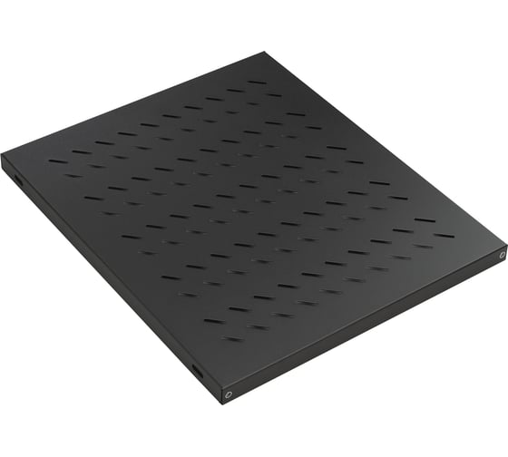 Изображение товара Полка стационар DATAREX 19 дюймов для шкафов глуб 600 370 мм нагрузка 50 кг чер DR-421111