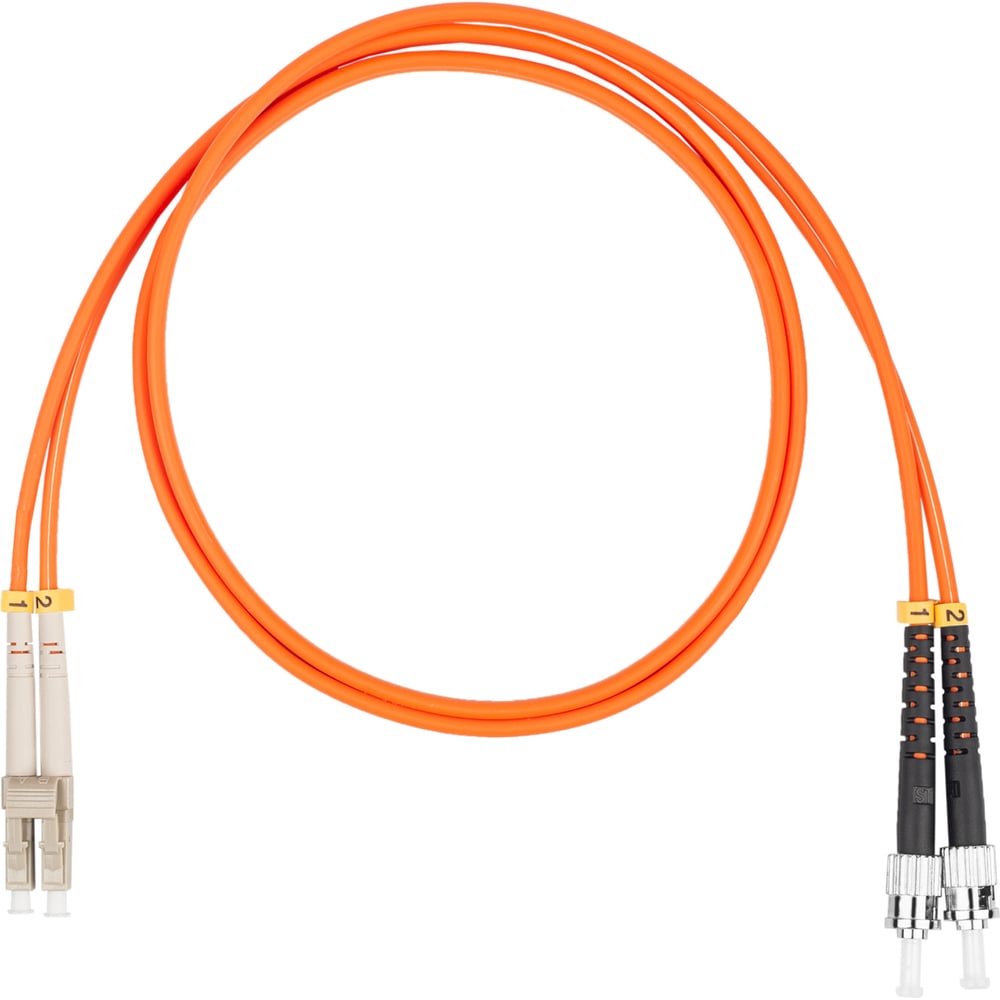 Оптический коммутационный шнур (патч-корд) DATAREX lc-st duplex om2 нга-hf оранжевый 1,5 м DR-220352
