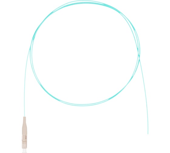 Изображение товара Оптический монтажный шнур (пигтейл) DATAREX lc om3 нга-hf бирюзовый 1,5 м DR-224422