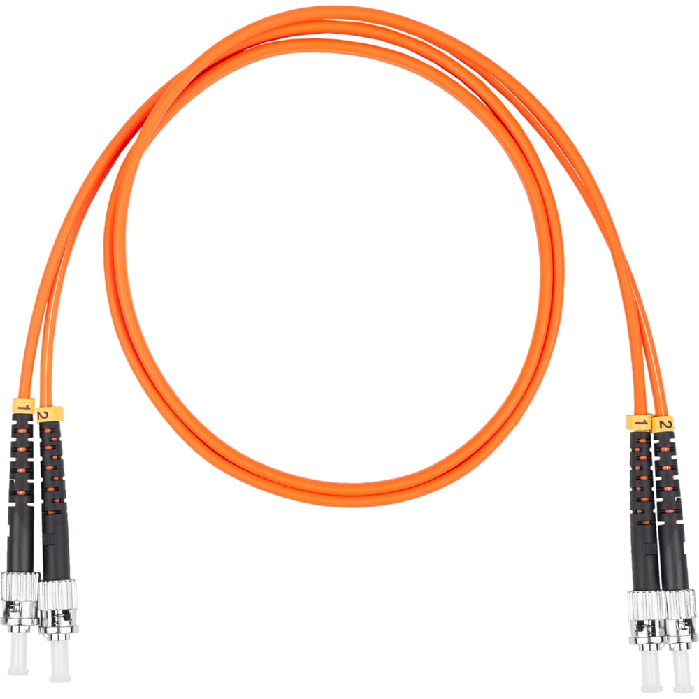 Оптический коммутационный шнур DATAREX патч-корд st-st duplex om2 нга-hf оранжевый 20 м DR-223359