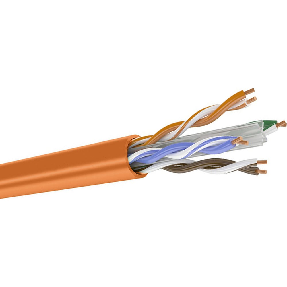Изображение товара Кабель DATAREX кат 6 4 пары 500 м U/UTP оранжевый