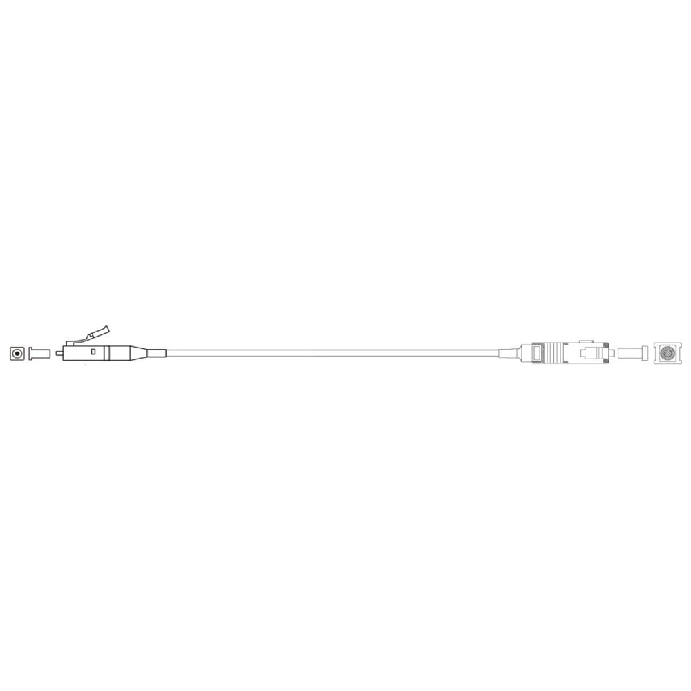 Монтажный оптический шнур DATAREX lc-sc, om2, нга-hf, оранжевый, 3,0 м DR-224314
