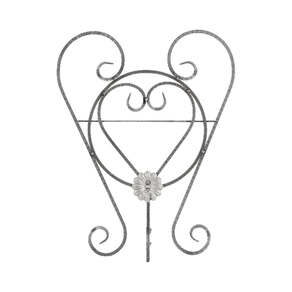 Изображение товара Боковина для стола лавки СВОЙ МАСТЕР арт 01.0053 металлическая серый, габариты 740x600мм