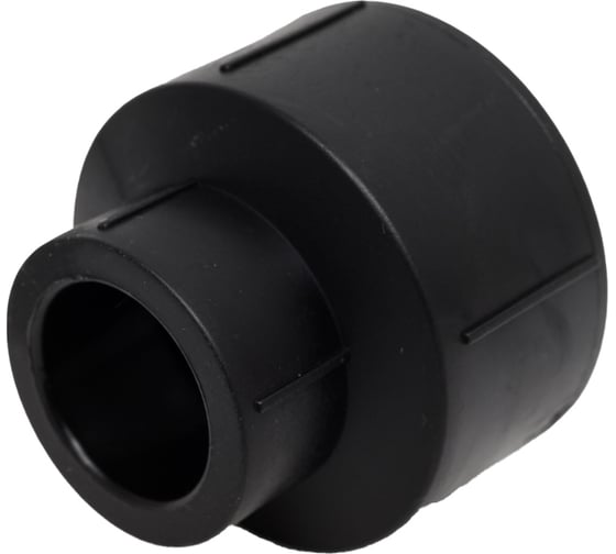 Изображение товара Переходная муфта Blue Ocean полипропиленовая 32-20 UV-pro с защитой от ультрафиолета черная PPRF/RС(Bk)-32х20