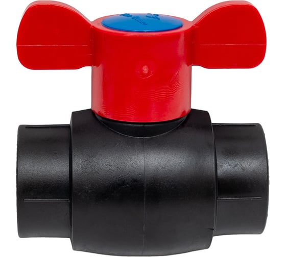 Изображение товара Шаровой кран Blue Ocean полипропиленовый (шар из ppsu) 25 бабочка UV-pro с защитой от ультрафиолета черный PPRF/BV/PPR/HW-2B(Bk)-25