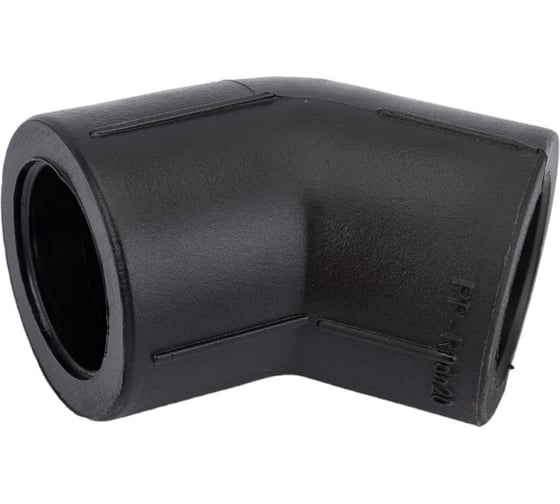 Изображение товара Угол Blue Ocean полипропиленовый 20x45 градусов UV-pro с защитой от ультрафиолета черный PPRF/45E-UV(Bk)-20