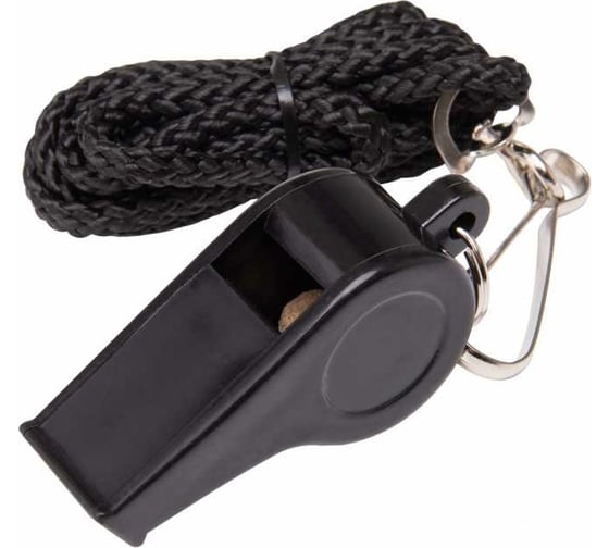 Изображение товара Свисток Jogel JA-125, с шариком, пластик, на шнурке, большой УТ-00015943