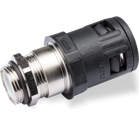 Изображение товара Муфта для гофрированных труб Weyer WQGMZ-M20G-D/AD21.2 - коннектор прямой, нар. M20x1.5 WE0600600