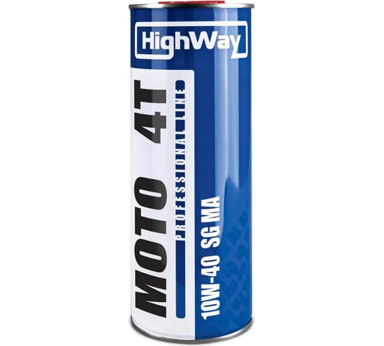 Изображение товара Масло моторное полусинтетическое 4T 10W-40 SG JASO-MA 1 л HighWay 10015