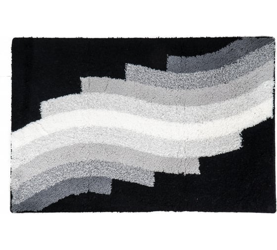 Изображение товара Коврик для ванной комнаты RIDDER Streak чёрный 60x90 7107310