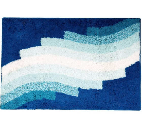 Изображение товара Коврик для ванной комнаты RIDDER Streak синий 60x90 7107303